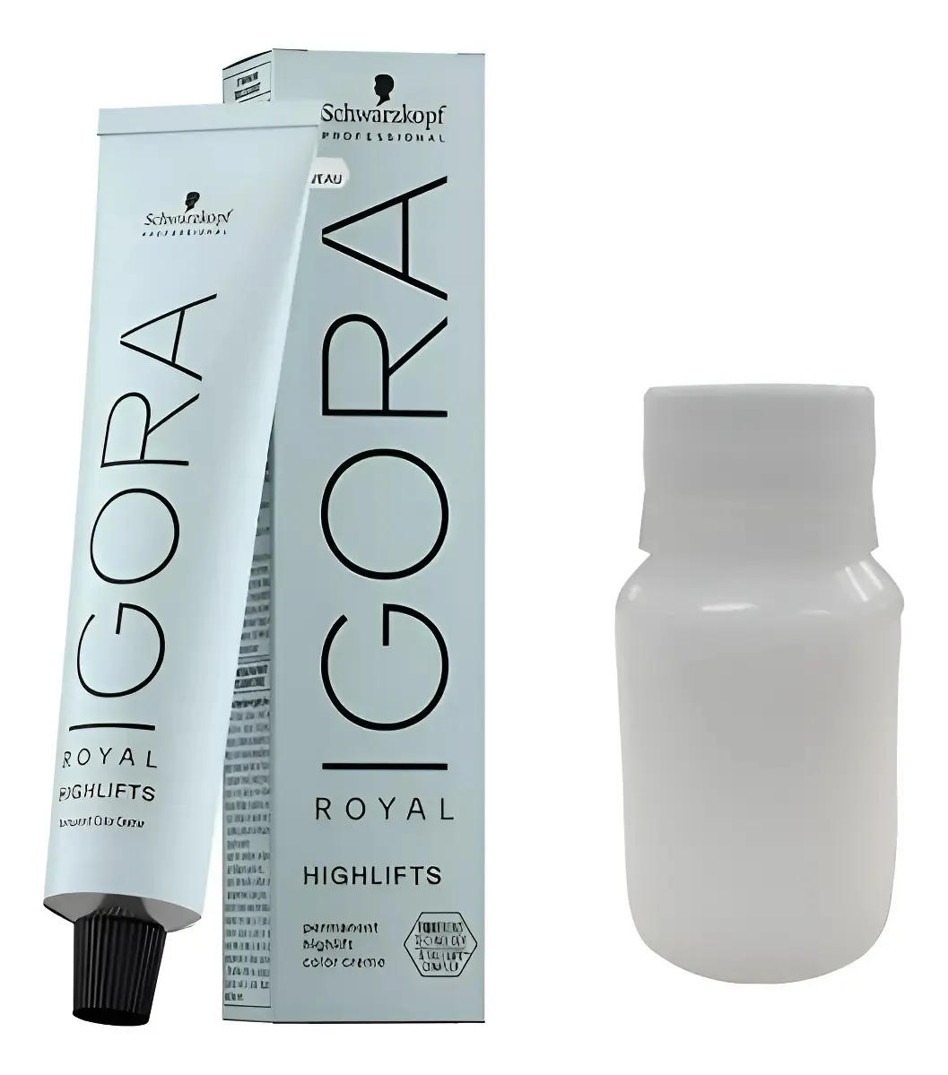 Igora Royal Highlifts 10.4 Rubio Platino Beige 60ml + Oxid 10-4