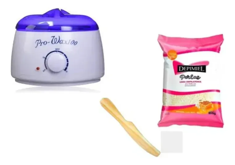 Kit Depilatorio Olla 1/2kg + Cera 800gr + 1 Espátula