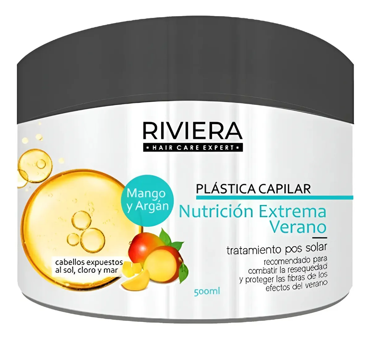 Máscara Nutrición Verano Pos Solar Mango-argan Riviera 500ml 1