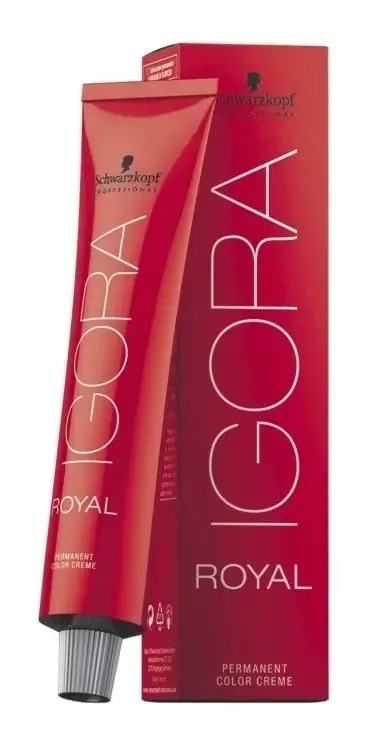 Tinte Profesional Permanente Igora Royal Schwarzkopf 60ml Color 7-77 Rubio Medio Cobrizo Intenso 7.77 Rubio Medio Cobrizo Intenso 1