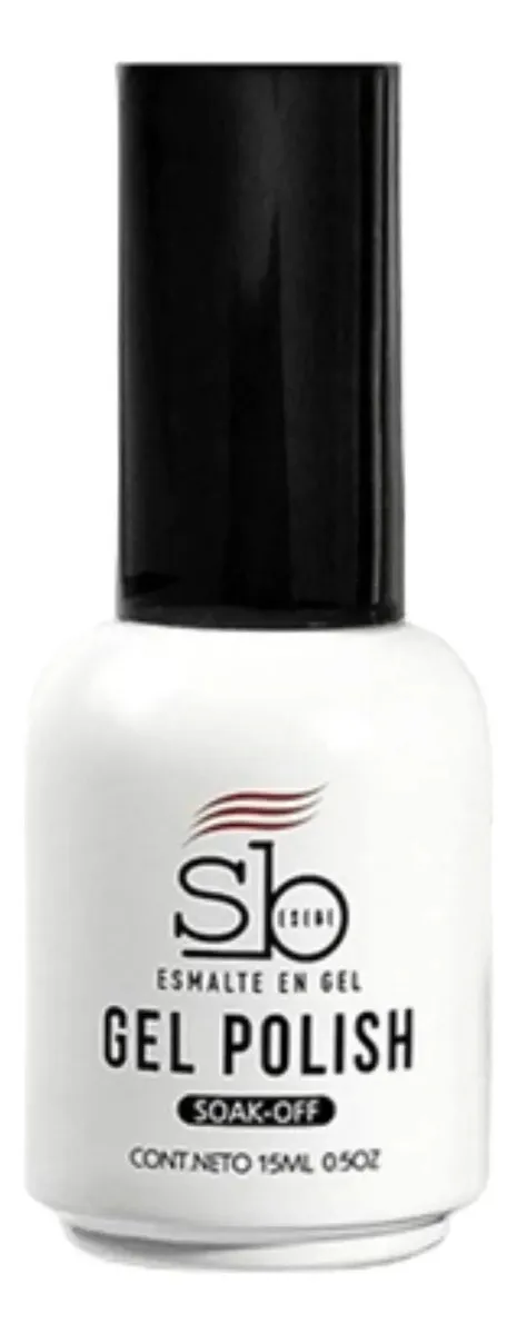 Esmalte En Gel Sb Semipermanente Para Uñas Tonos Rosas 15ml