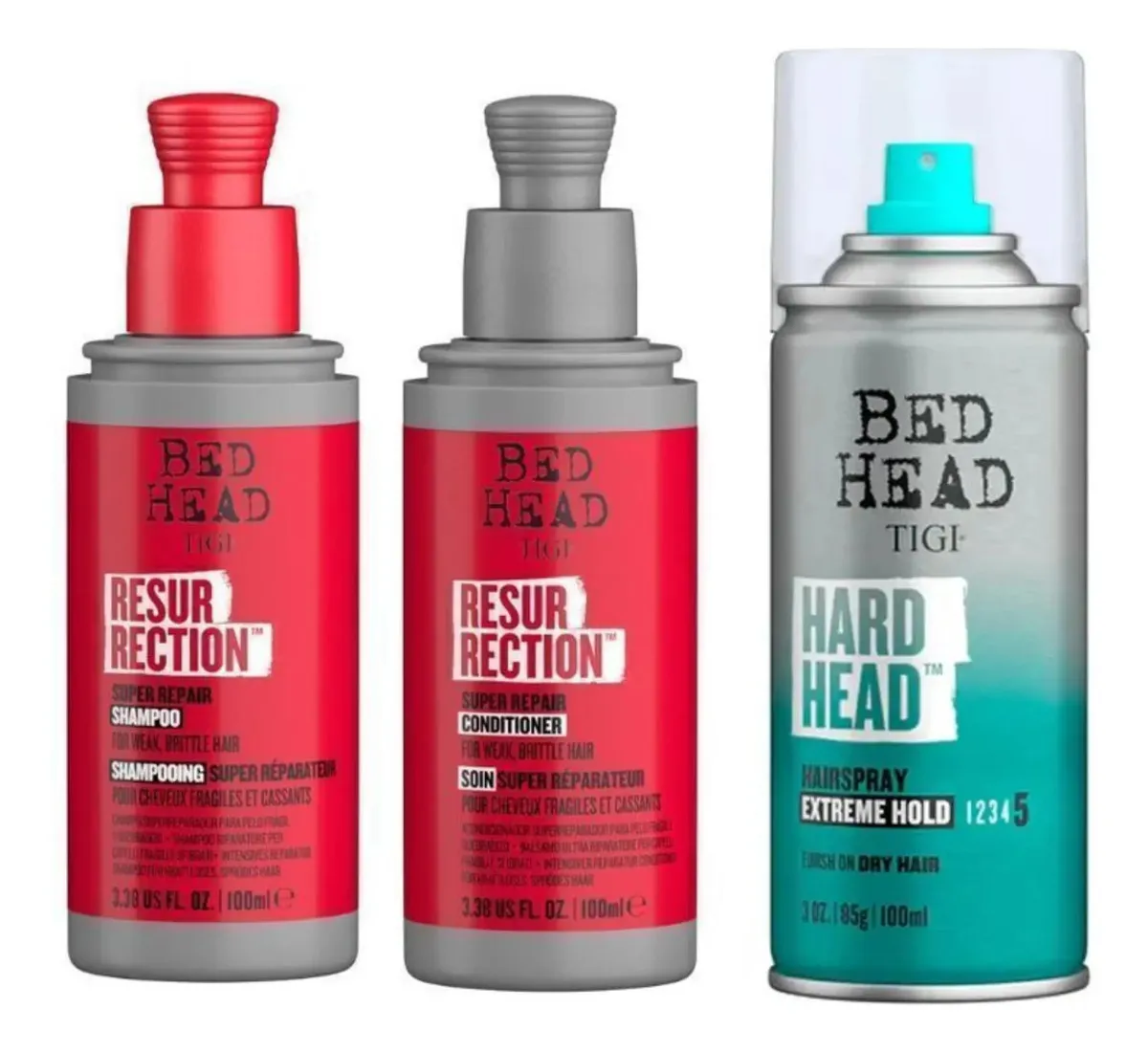 Shampoo + Acondicionador +spray Bedhead Tigi Más Neceser 1