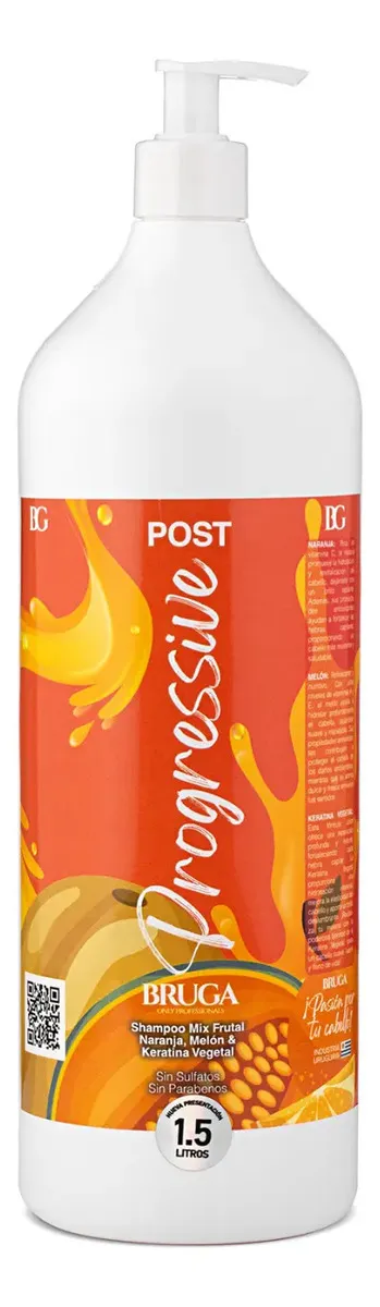 Shampoo O Acondicionador Bruga Post Progressive Mix Frutal