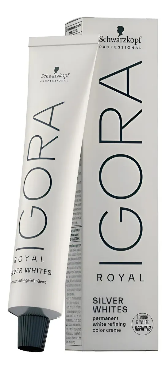 Tinta Schwarzkopf Igora Silver Whites Tono Grey Lilac 60ml Grey Lilac