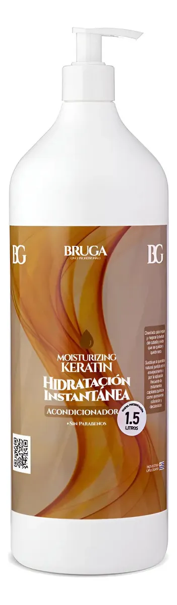 Shampoo O Acondicionador Bruga Keratin 1,5l Hidratacion 1