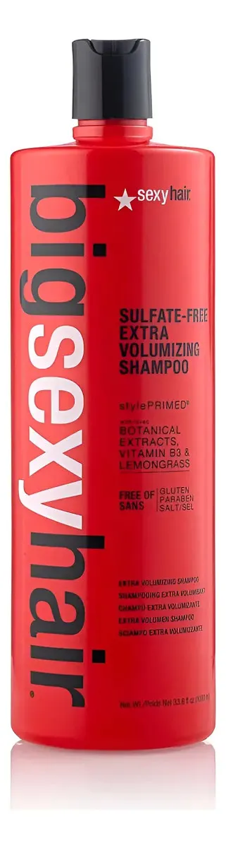Shampoo Sexy Hair Sulfate Free Extra Volumen 1l