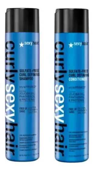 Kit Para Rulos Curly Sexy Hair Shampoo Y Acondicionador