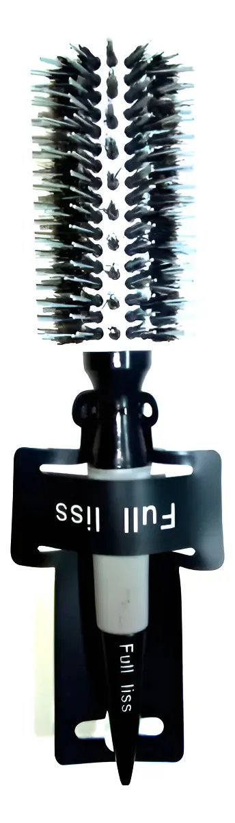Cepillo Full Liss Mango En Punta Con Cerdas N° 25 Negro
