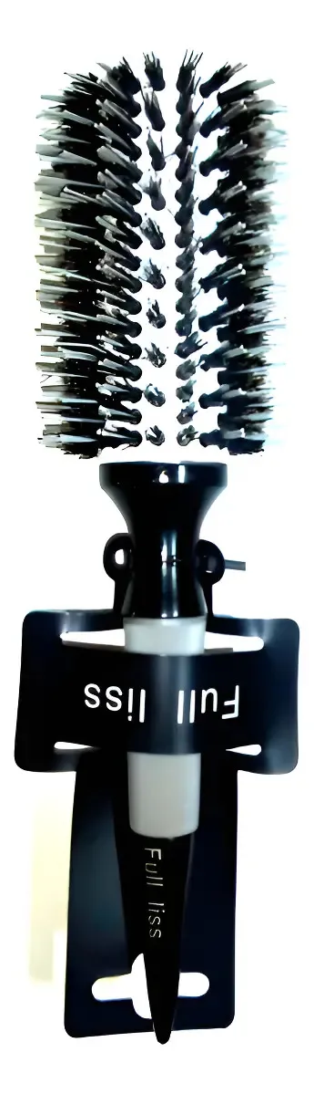Cepillo Full Liss Mango En Punta Con Cerdas N° 35 Negro