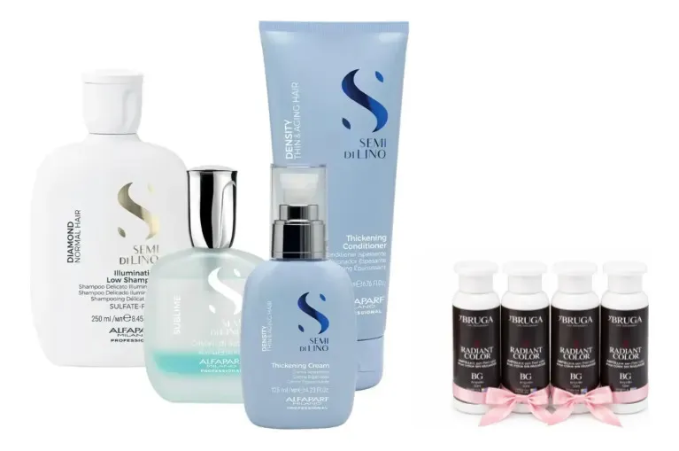 Kit Alfaparf Semi Di Lino Para Cabello Opaco Y Fino
