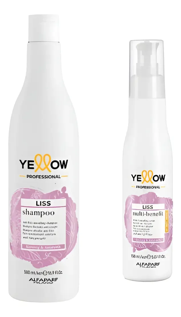 Kit Shampoo 500ml Y Multibenefit Liss Yellow Alfaparf 1