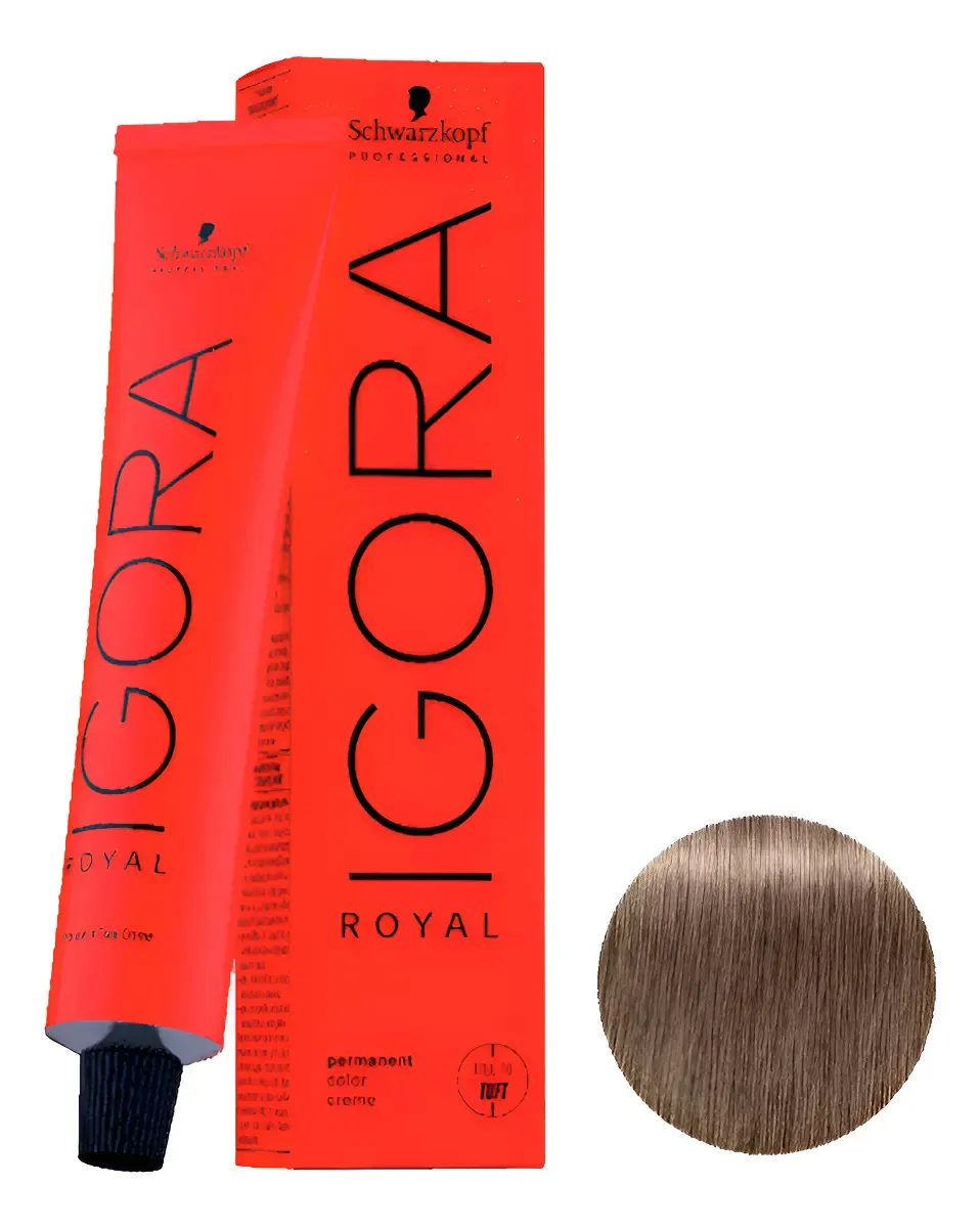 Igora Royal 8-1 Rubio Claro Ceniza 60 Ml 8.1 1