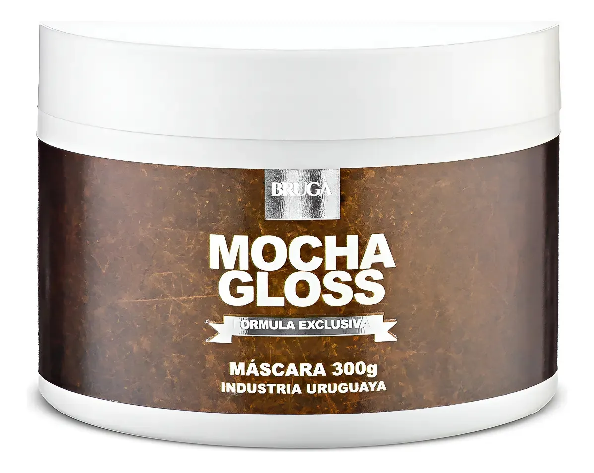 Máscara Matizador Bruga Mocha Gloss Cabello Avellana 300g 1