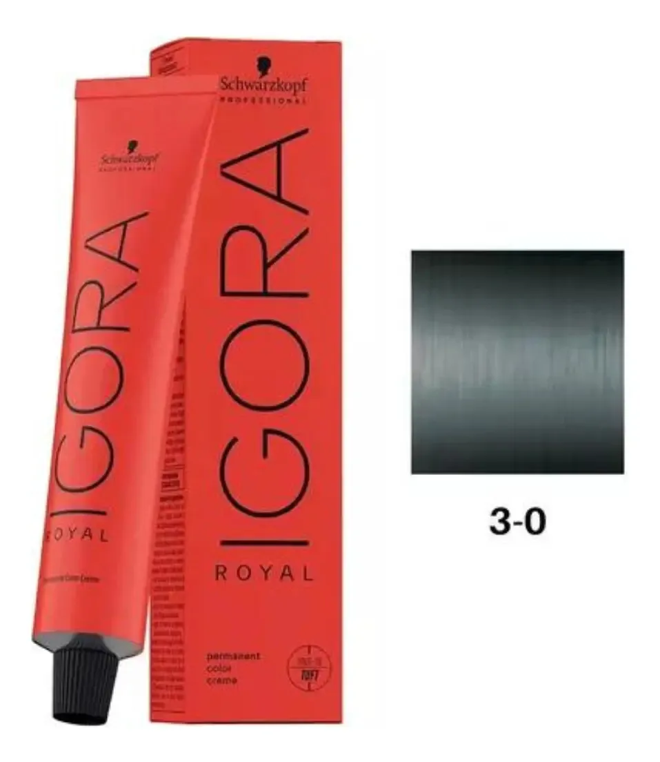 Tinte Igora Royal N°3-0 Castaño Oscuro 3-0 1