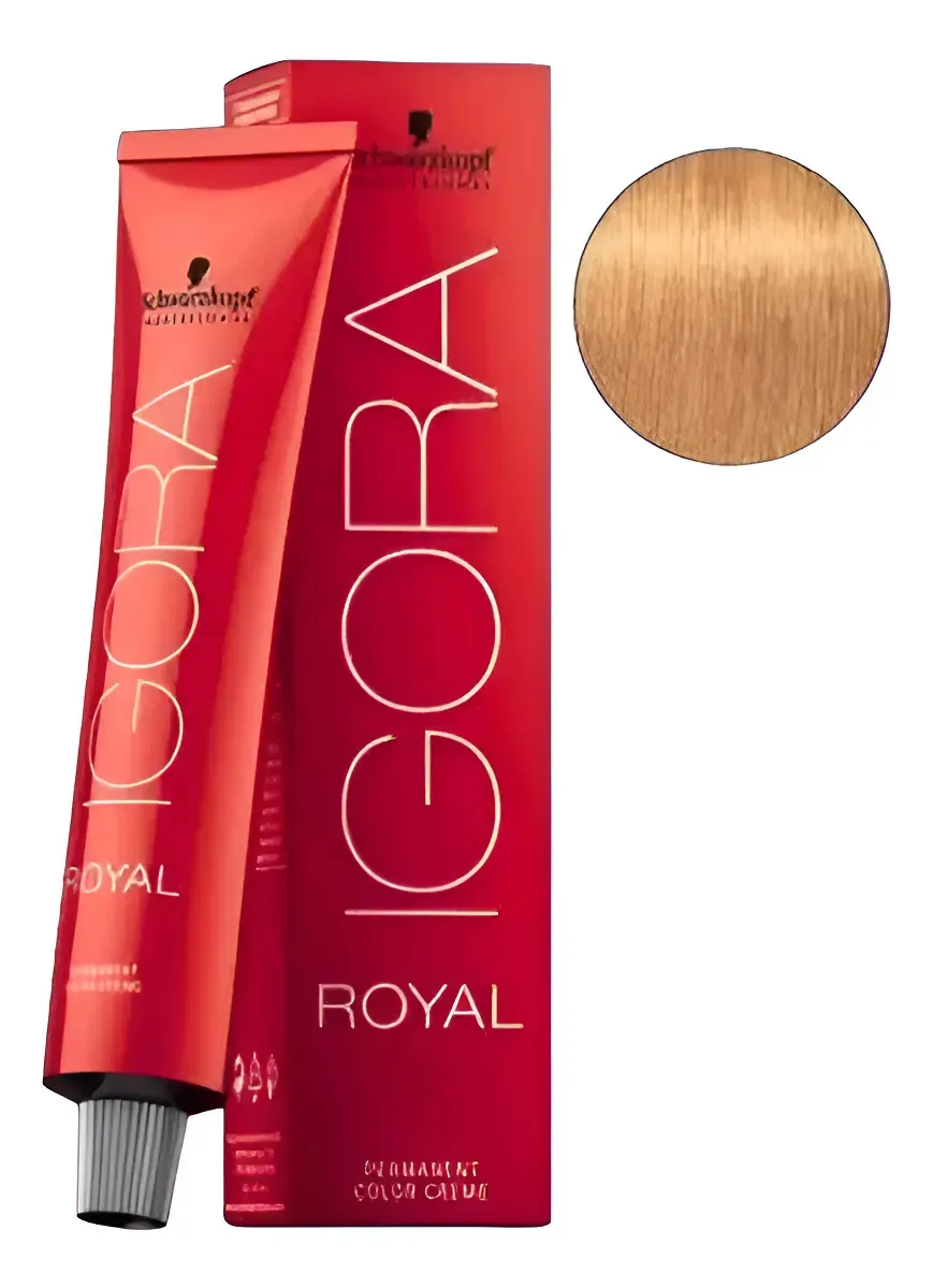 Tinta Igora Royal 60ml N°9.55 Rubio Muy Claro Dorado Intenso Opcional 1