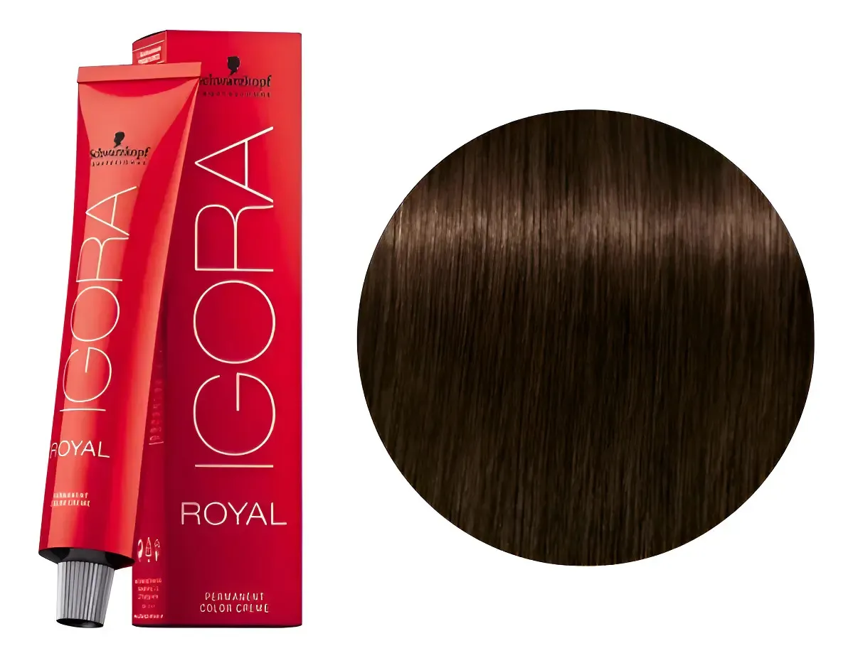 Igora Royal 60ml N° 4.6 Castaño Medio Marron 4.6 1