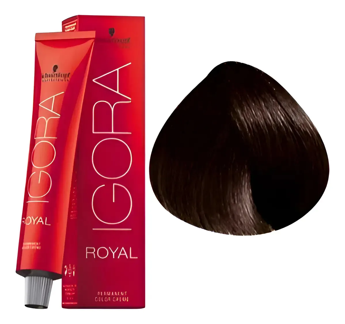Igora Royal 60ml N° 4.68 Castaño Medio Marron Rojo 4-68