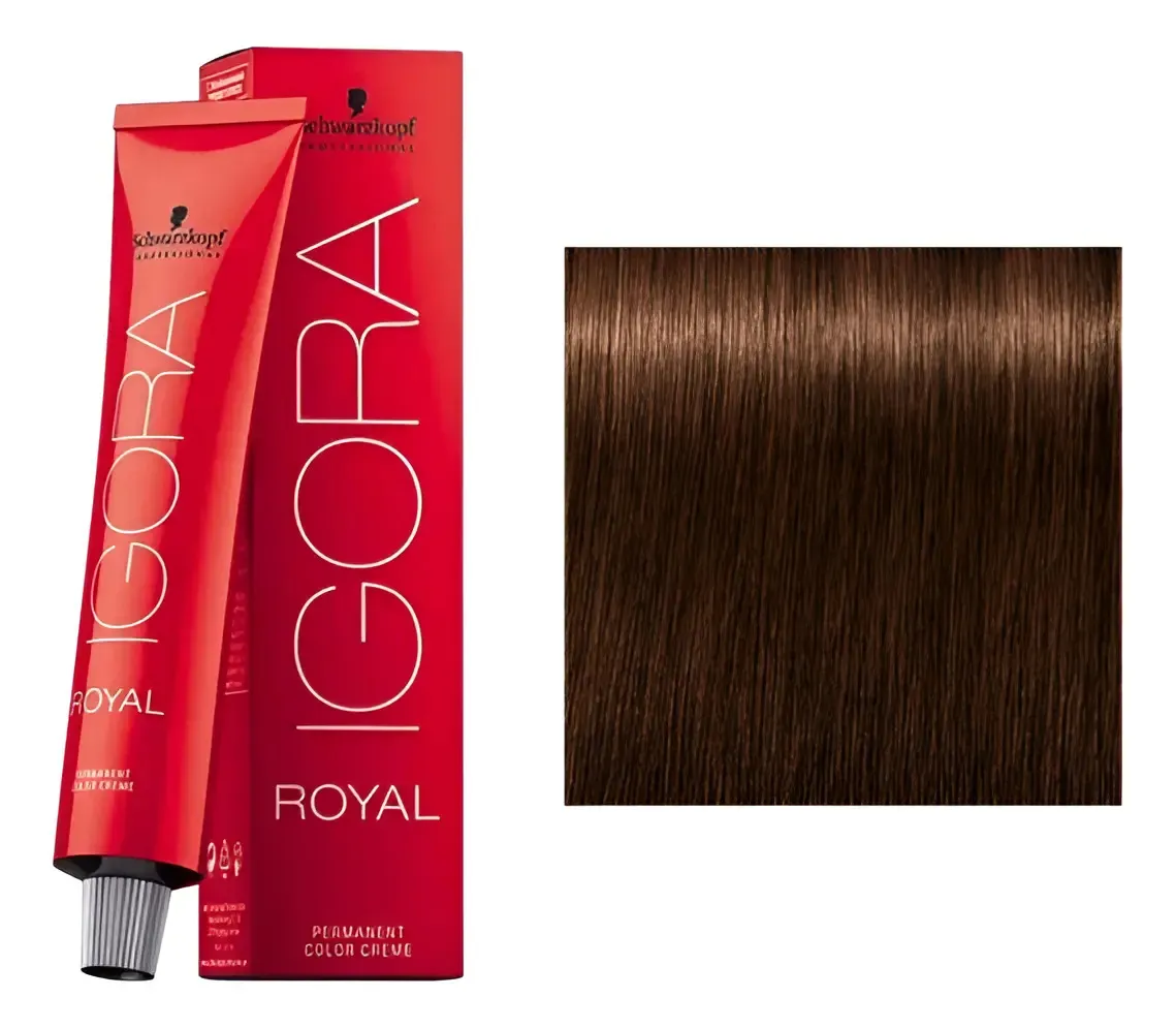 Igora Royal 5.57 Castaño Claro Dorado Cobrizo Profesional 557