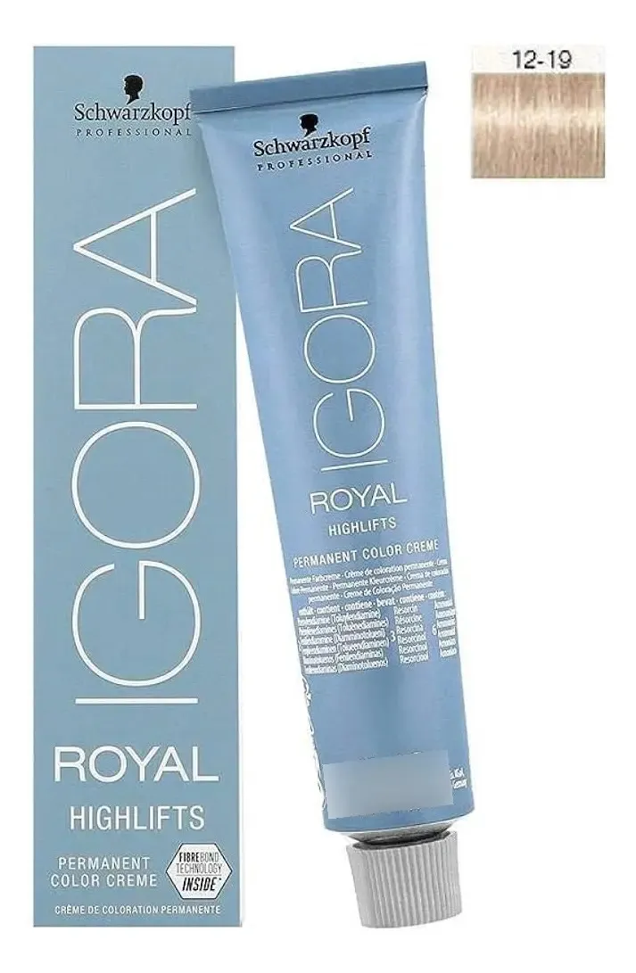 Igora Royal 12.19 Super Aclarante Ceniza Violeta 60gr 12-19 Super Aclarante Ceniza Violeta 1