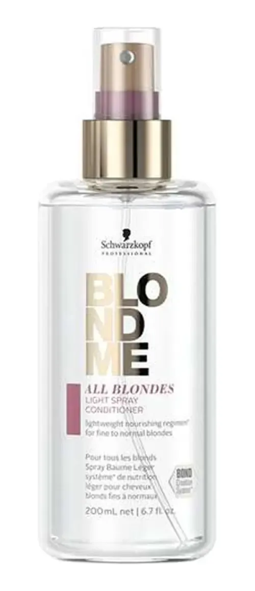 Spray Acondicionador Ligero Schwarzkopf Blondme 200 Ml 1