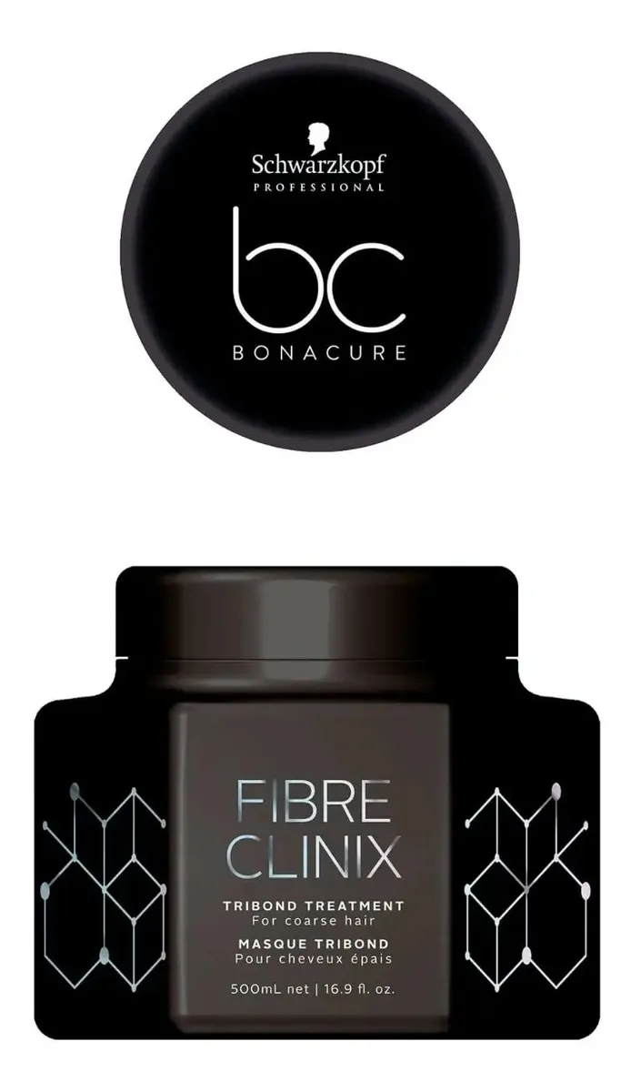 Mascara Fibre Clinix Schwarzkopf 500ml Cabellos Gruesos