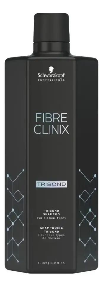 Shampoo Fibre Clinix Schwarzkopf Tecnología Tribond 1000ml 1