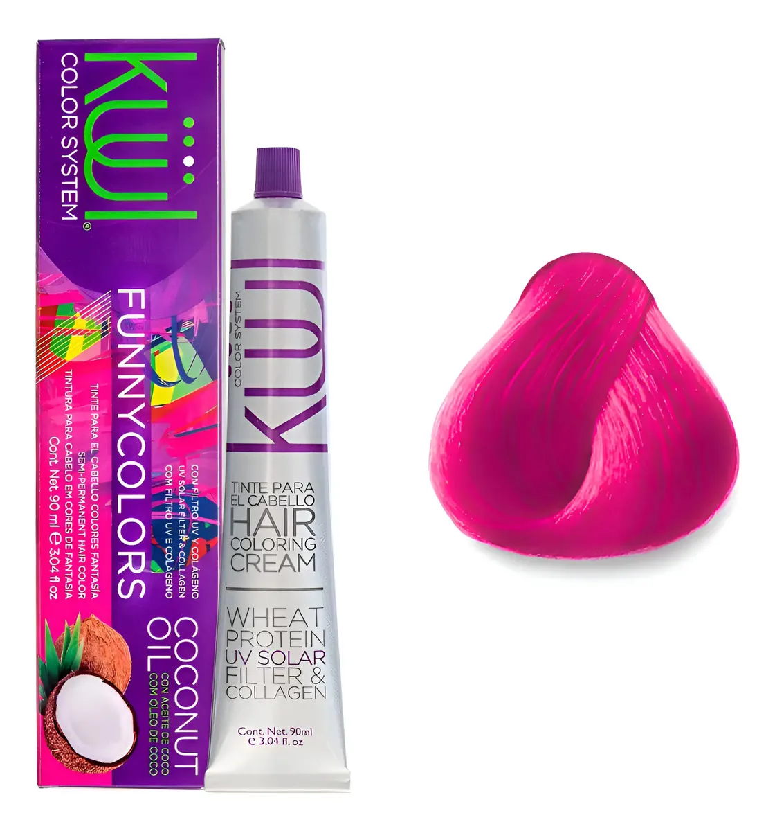 Tinta Kuul Fantasia Color Funny Magenta 90ml  Magenta 1