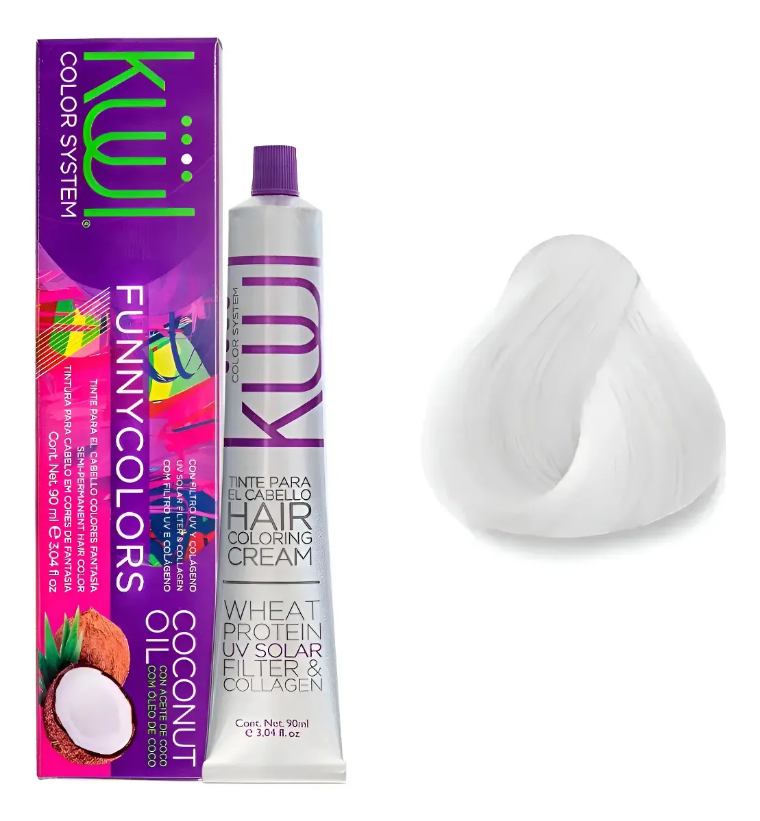 Tinta Kuul Fantasia Color Funny Blanco 90ml Blanco