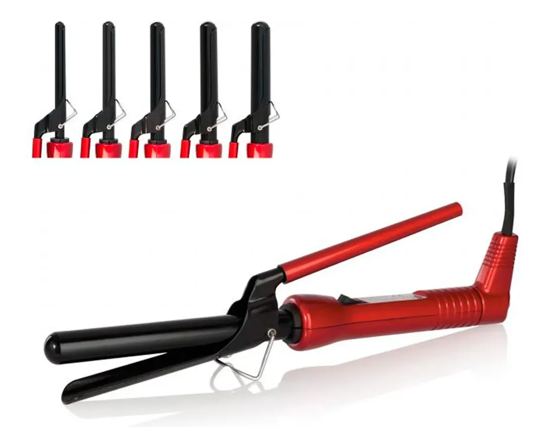 Rizador Buclera Labor Pro Pinza Iron-x Evo 19mm Rojo 1