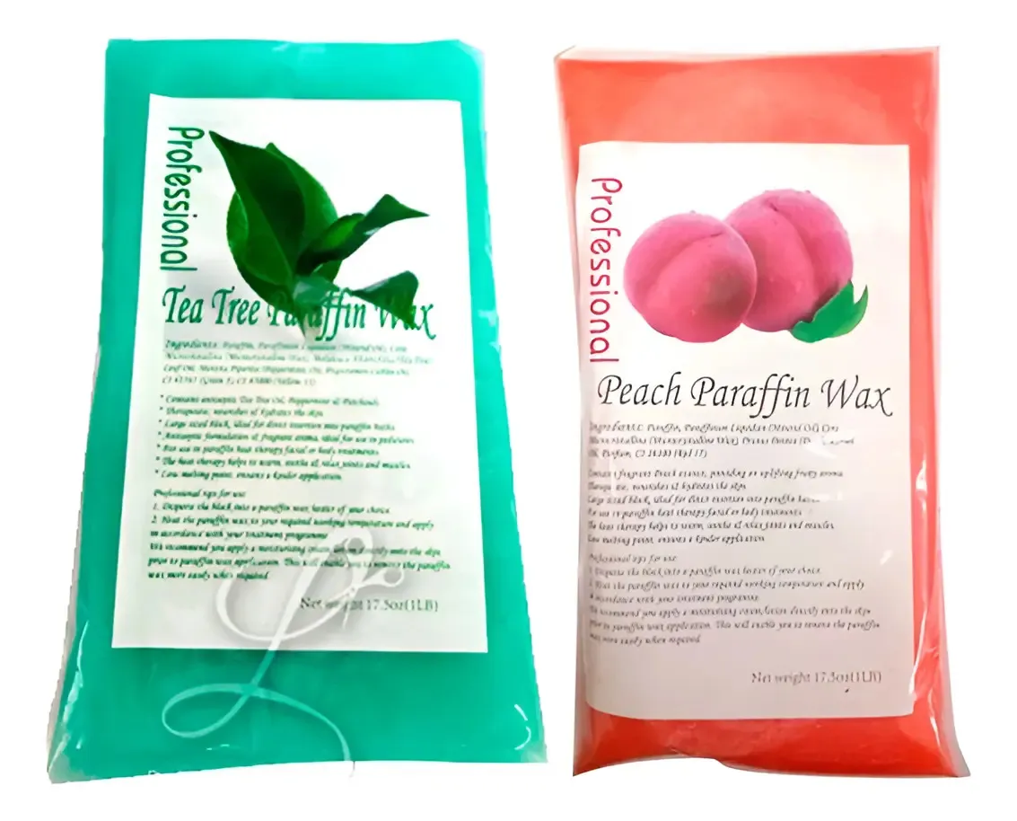 Parafina  Durazno O Te Verde 450gr Para Manos Y Pies 2