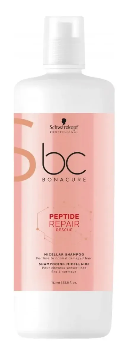 Shampoo Schwarzkopf Peptide Repair Rescue 1lt Reparación 1
