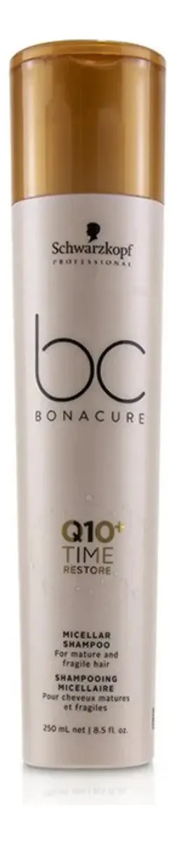 Shampoo Schwarzkopf Bc Q10 Time Restore 250ml Restauración 1