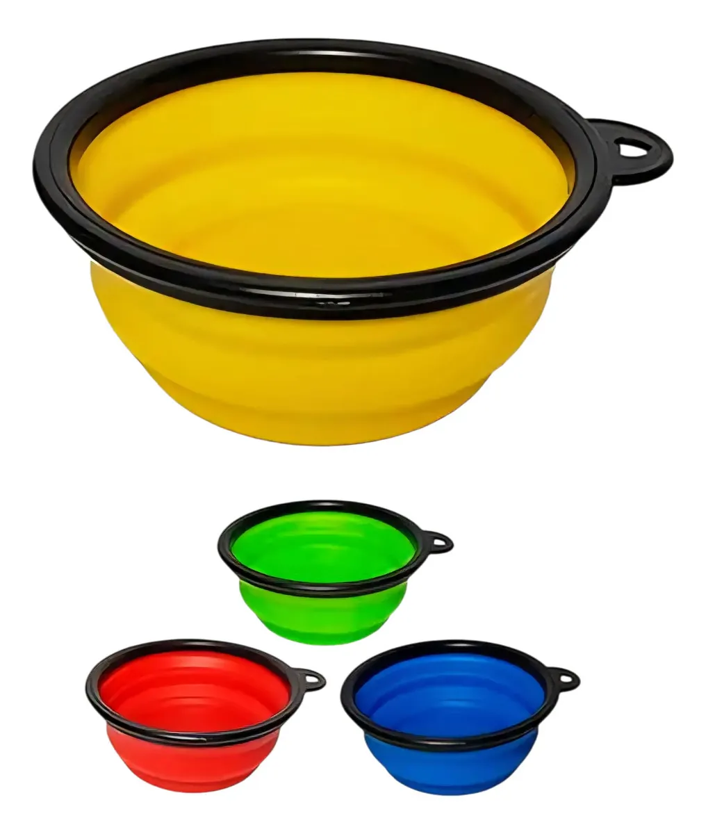 Bowl De Tinta De Silicona Plegable Varios Colores