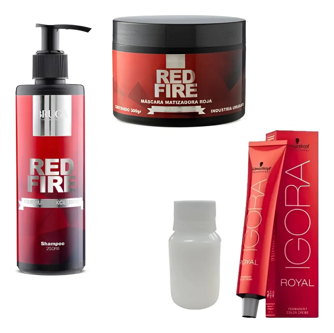 Kit Mantenimiento Color Igora Royal Bruga Cabello Rojo 1