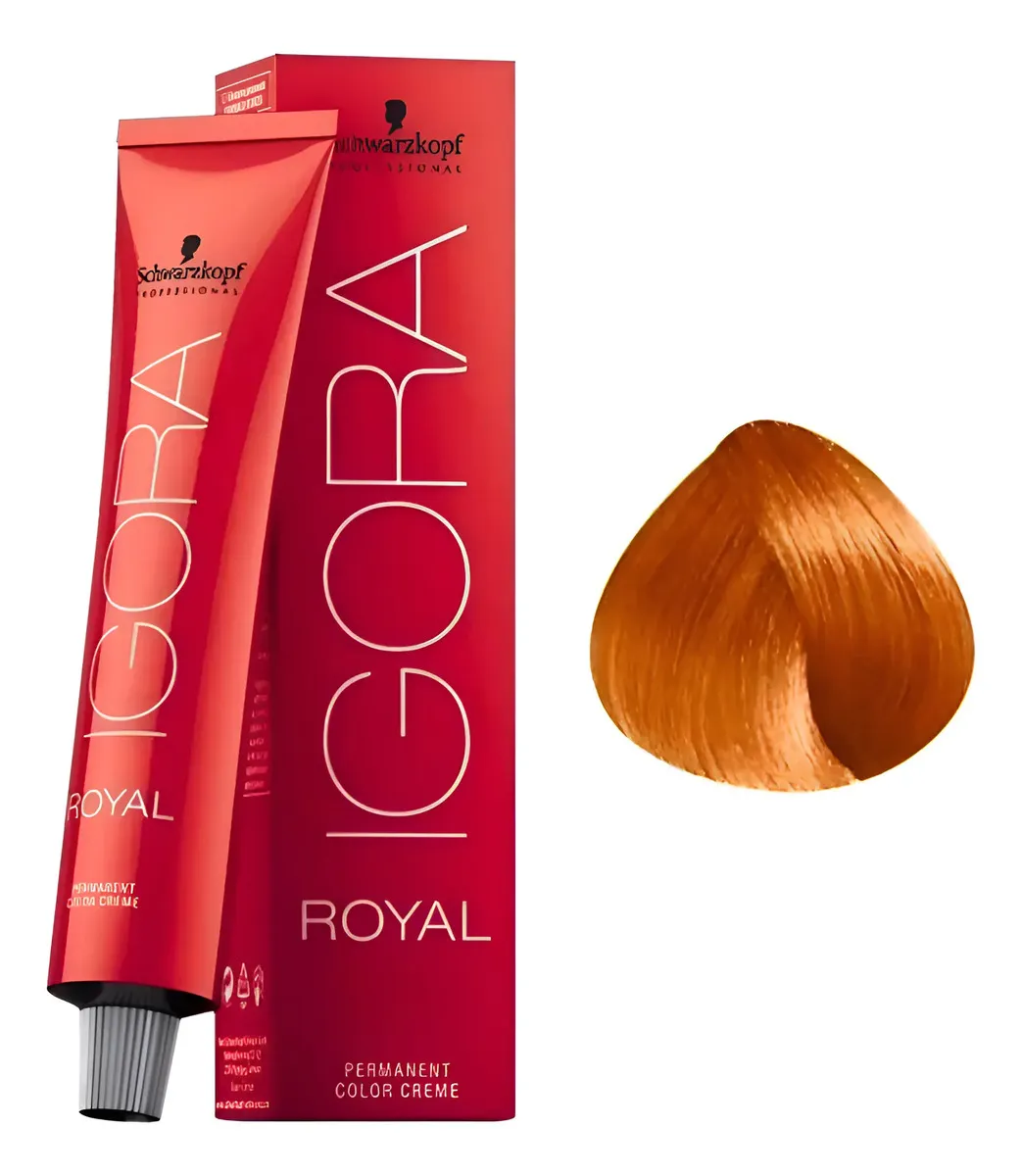 Tinta Schwarzkopf Igora Royal 9-7 Rubio Muy Claro Cobrizo 9-7 Rubio Muy Claro Cobrizo
