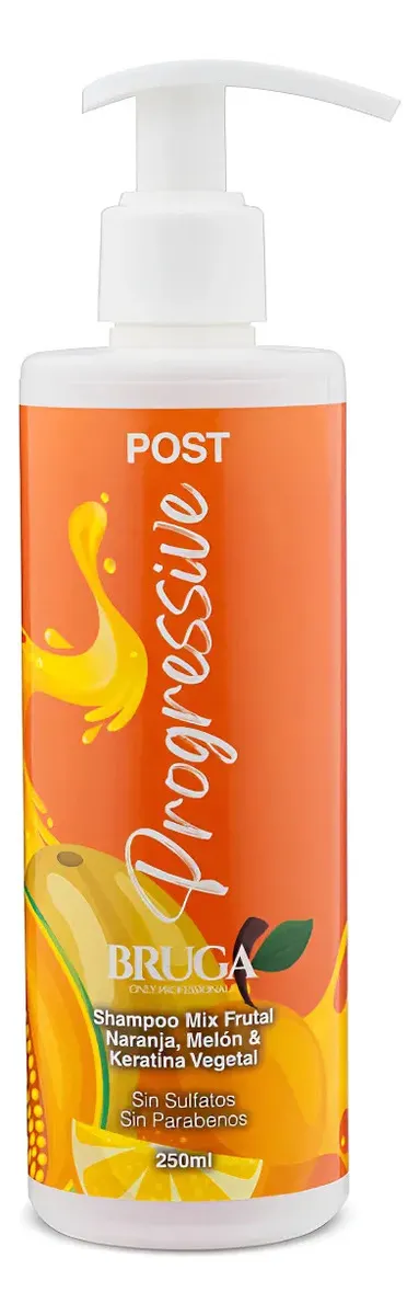 Shampoo Bruga Post Progressive Mix Frutal 250ml 1