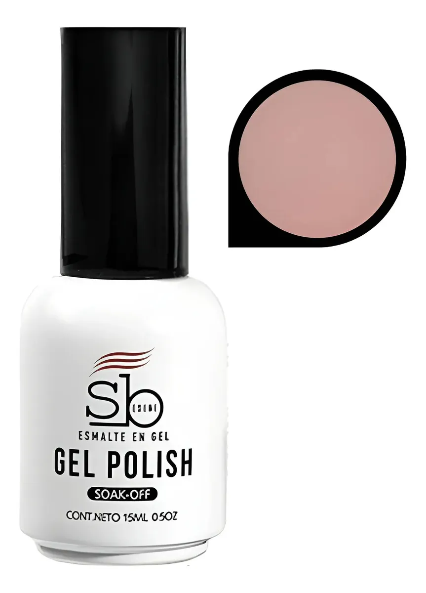 Esmalte En Gel Sb Semipermanente Para Uñas Tonos Nudes 15ml