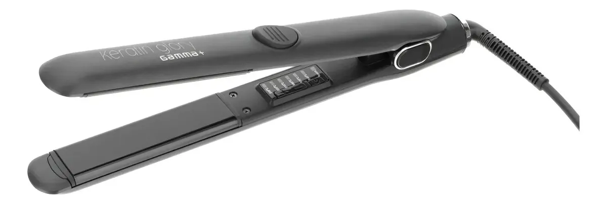 Plancha De Pelo Profesional Gamma + Keratin Glory 230°c Negro
