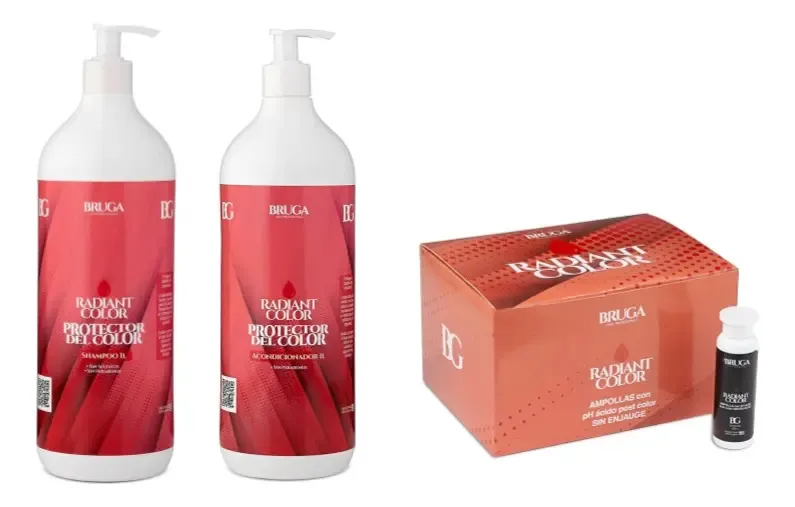 Kit Cuidado Del Color Shampoo, Acondicionador Y Ampollas 1