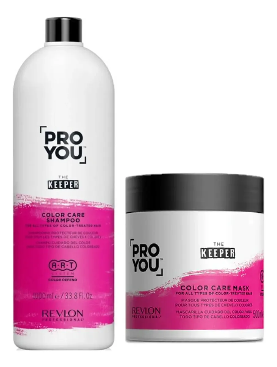 Kit Cuidado De Color Revlon Shampoo 1 Litro Y Mascara 500gr 1