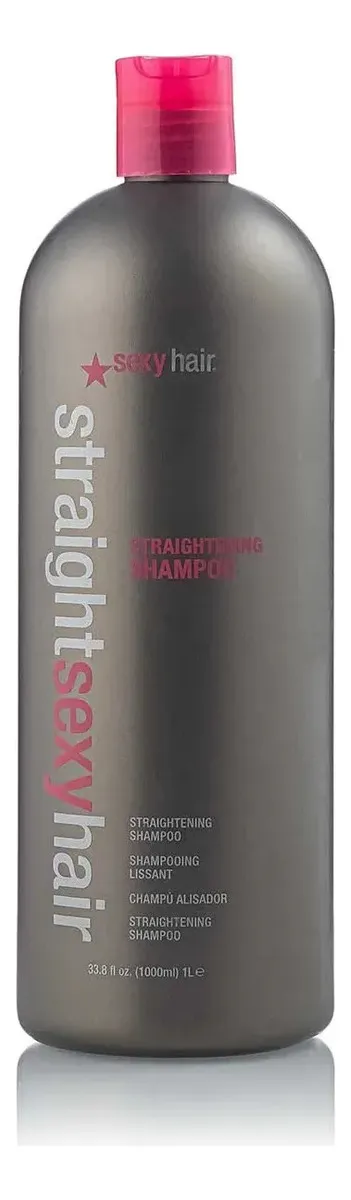 Shampoo Sexy Hair Straight 1000ml Alisador Brillo