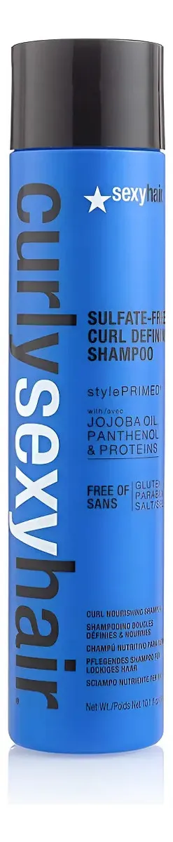 Shampoo Sexy Hair Curly 300ml Sin Sulfatos Rulos Perfectos 1