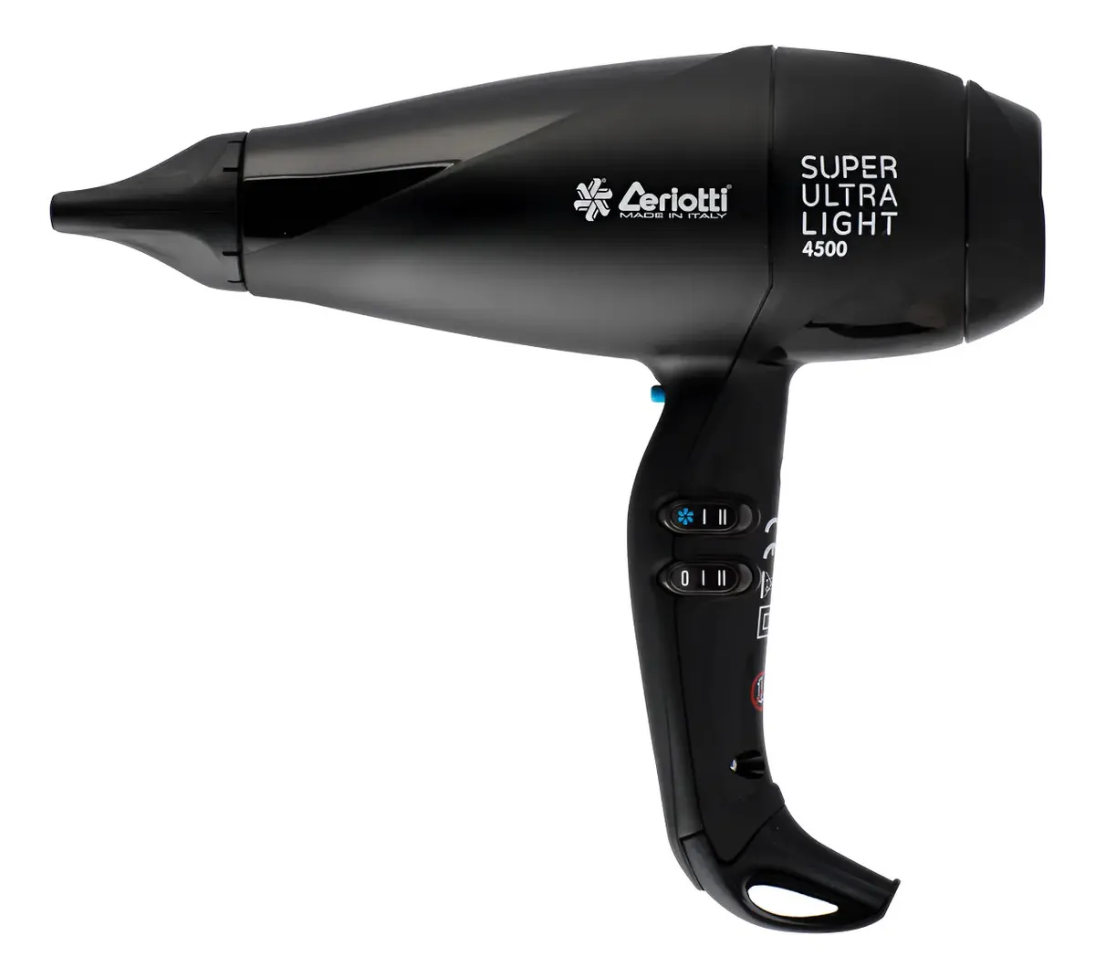 Secador De Pelo Ceriotti Super Ultra Light 4500 Negro 2500w Negro 1