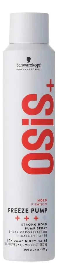 Laca De Fijación Fuerte Schwarzkopf Osis + Freeze Pump 200ml 1