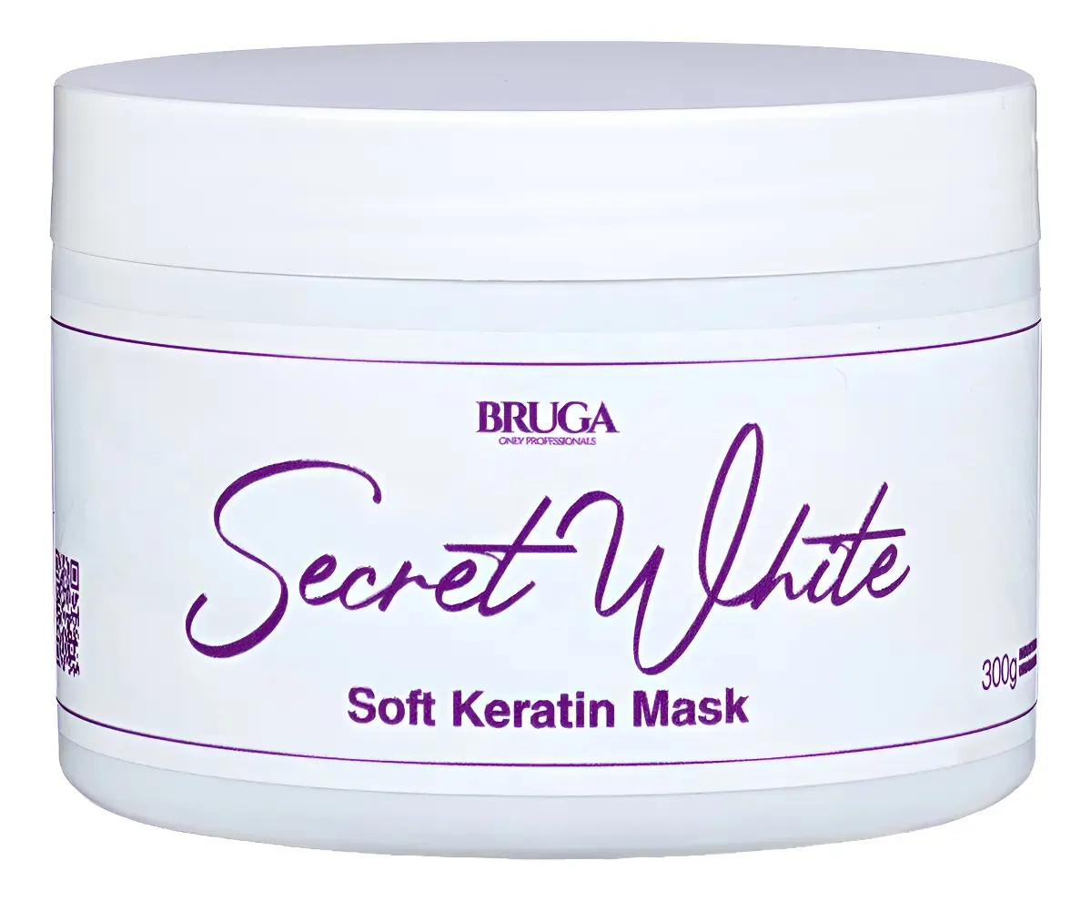 Máscara Matizadora Para Platinado Secret White By Bruga 300g