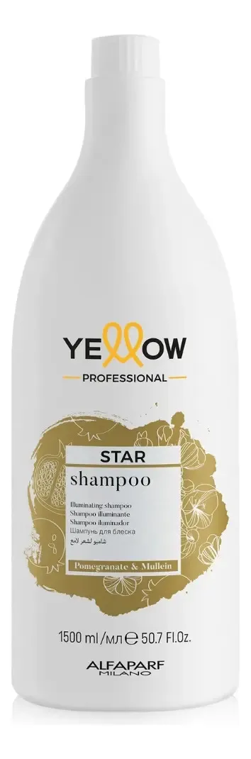 Shampoo Star Iluminador Yellow Alfaparf 1.5 Litros 1