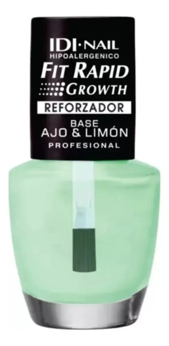 Reforzador Idi Ajo Y Limón Profesional Crecimiento Uñas 13ml Verde