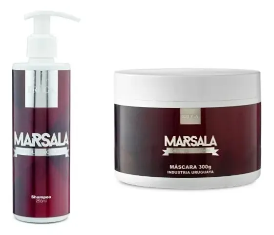 Kit Mantenimiento Marsala Shampoo Y Mascara Bruga 1