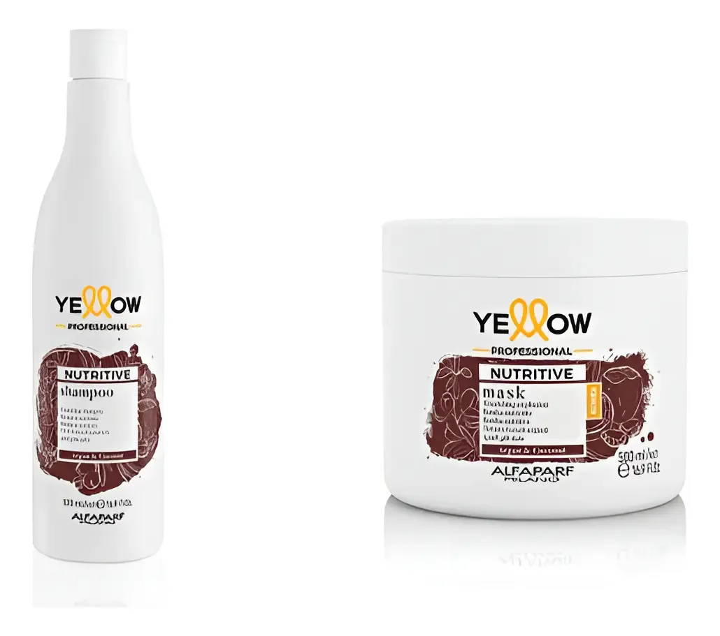 Kit Shampoo  Y Mascara Nutricion Yellow Alfaparf 1