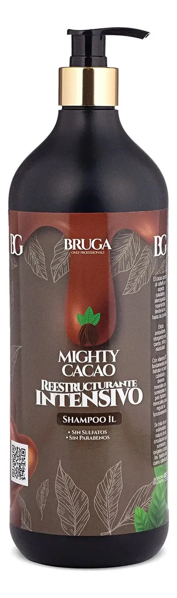 Shampoo O Acondicionador Bruga Cacao 1 Litro Reconstruccion 1